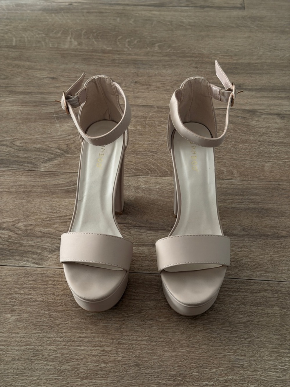 BAMBOO | Women's Chunky Heel Platform Sandal with Ankle Strap